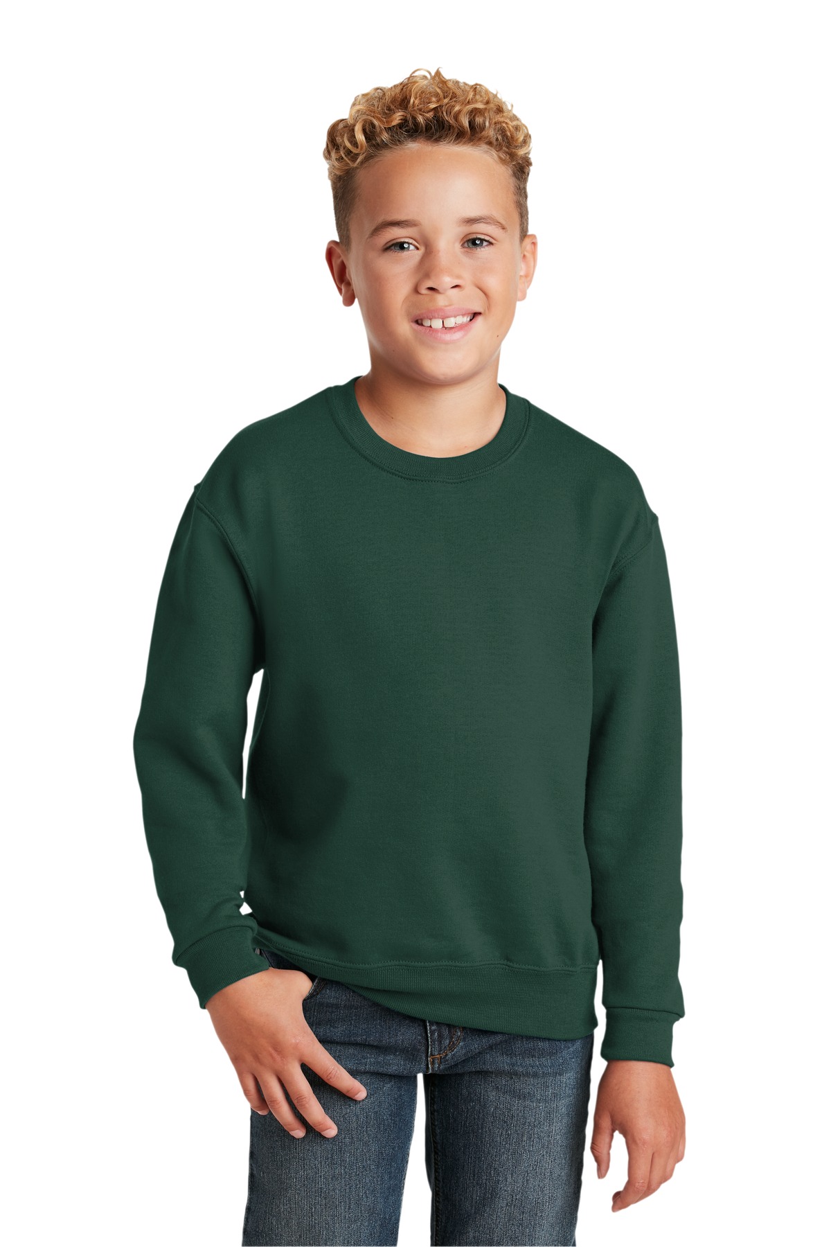 Jerzees ® - Youth NuBlend ® Crewneck Sweatshirt. 562B - Image 8