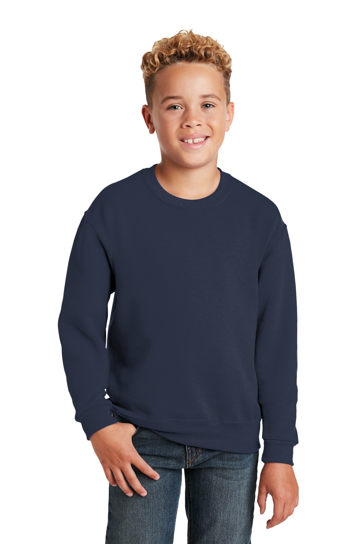 Jerzees ® - Youth NuBlend ® Crewneck Sweatshirt. 562B - Image 11